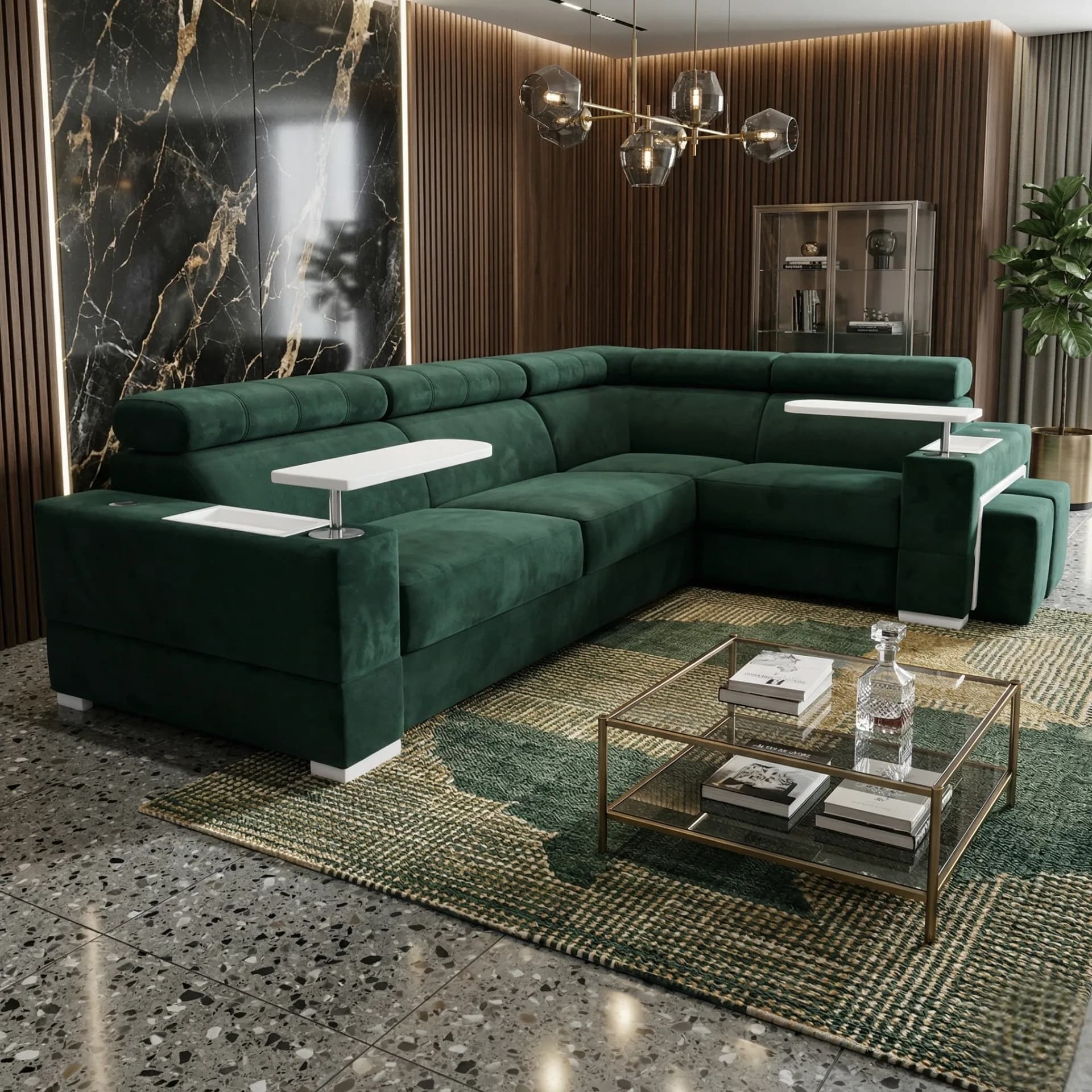 Modern corner sofa