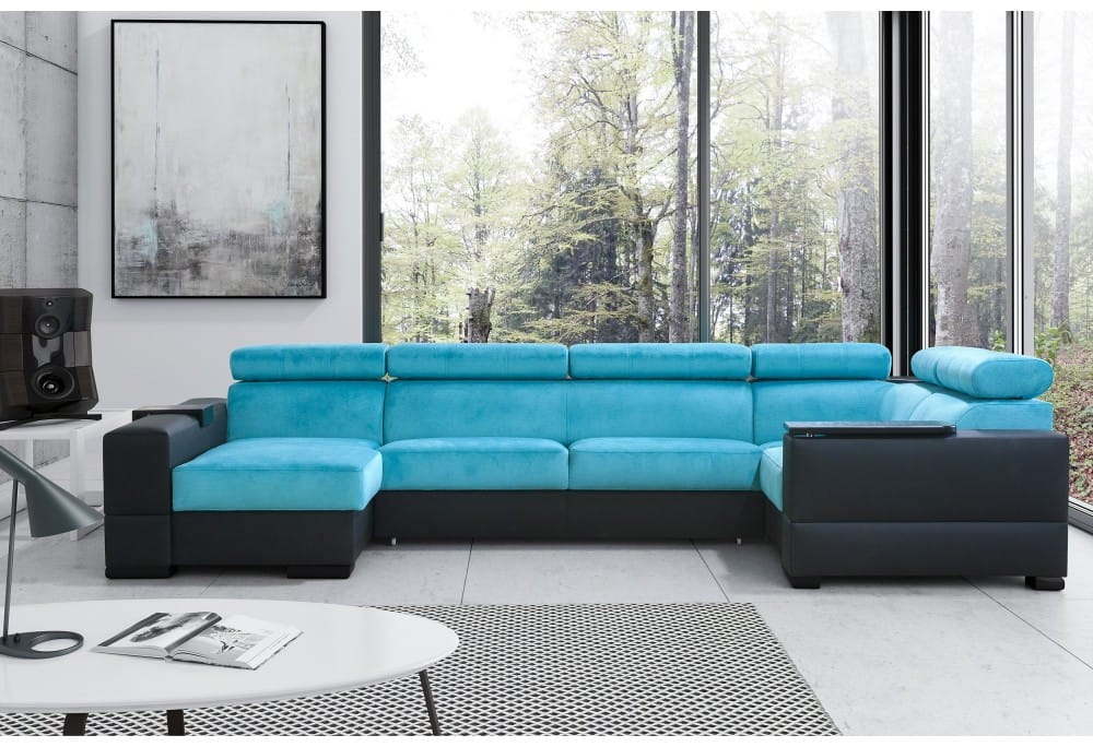 Elegant corner sofas for the living room