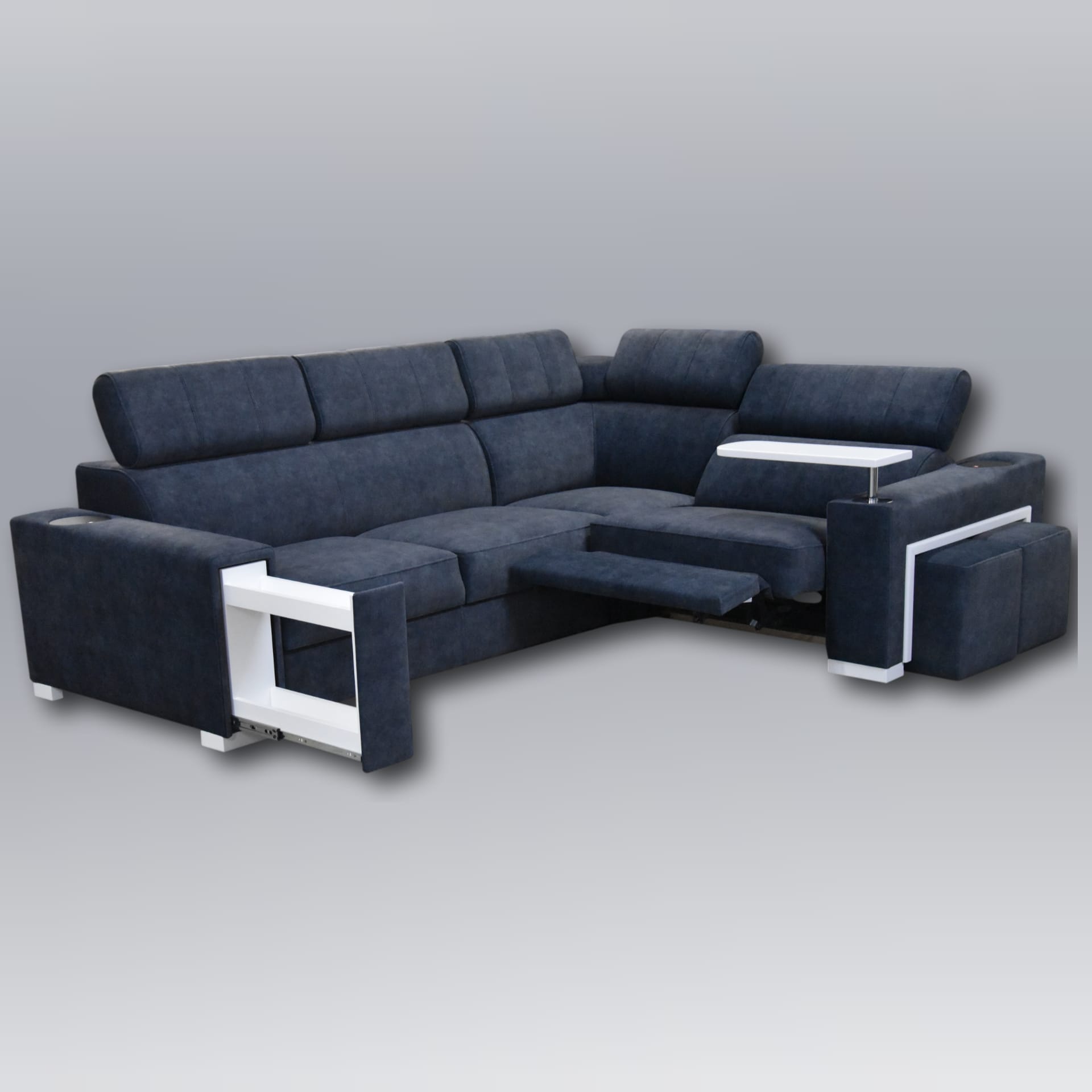Narożnik z elektryczna funkcja relax