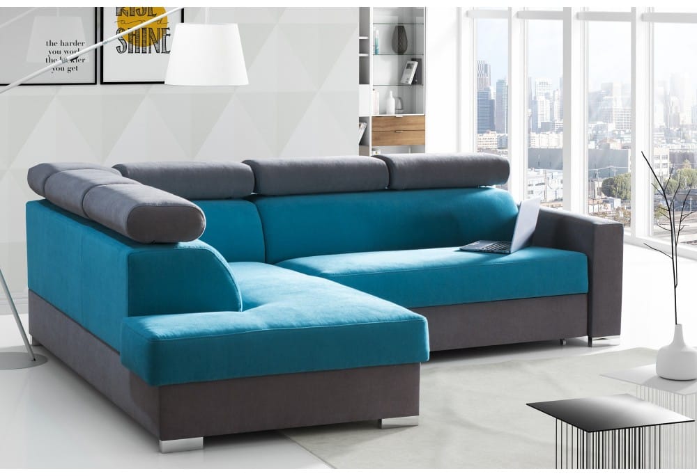 Blue Matador corner sofa